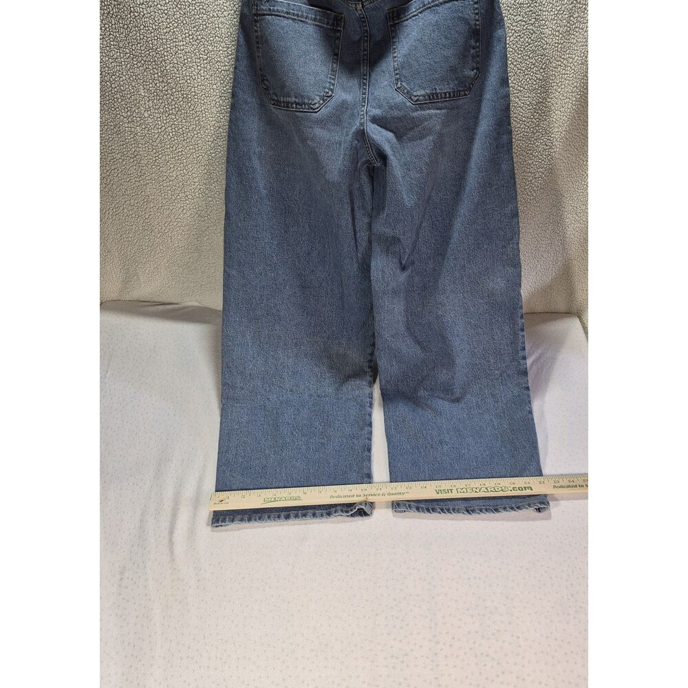 Time and Tru Light Blue Wide Leg Jeans - Picture 12 of 13